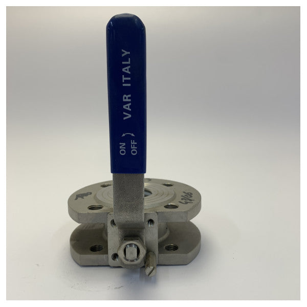VAR Italy Stainless Steel 304 Flanged Ball Valve DN40 