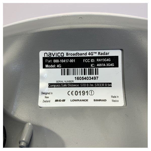 Simrad 4G Broadband Radar Kit Vit - 000-10902-001 