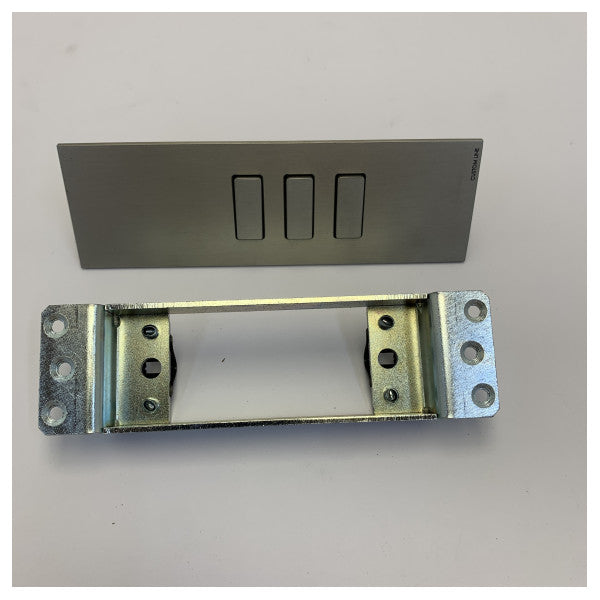 PLH Slim 3R Panneau d'interrupteurs horizontal - Luxe Yacht Hardware 