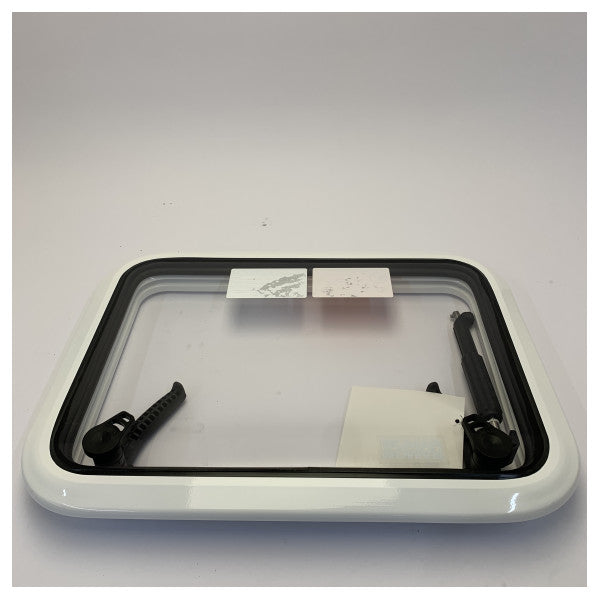 Hatch per ponte Bomar a profilo basso bianco - 315x445 mm - N1029-10P 