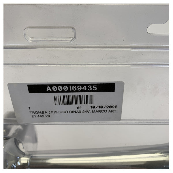 Osculati Marco Elektrisk Lufthorn 24V - RINA Certificeret - Krom - 21.442.24 