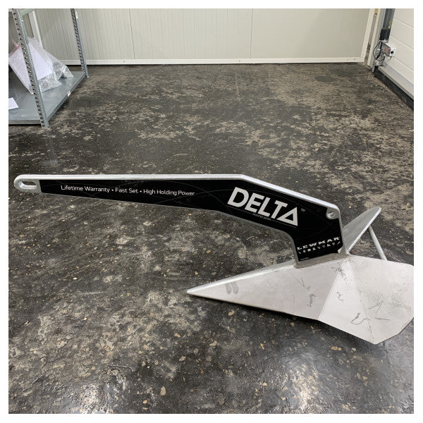 Ancla Lewmar Delta 40KG - 88lbs de acero galvanizado para barcos de hasta 22M - 57440 