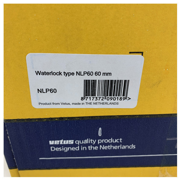 Vetus NLP60 Waterlock ispušni prigušivač - Tišilo - 60 MM 