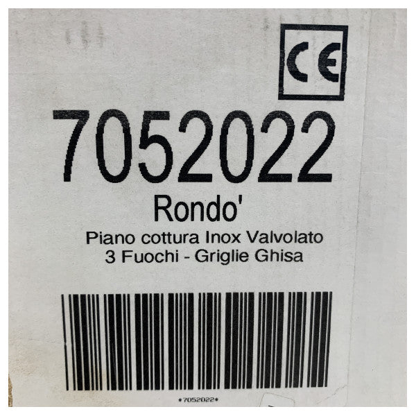 Foster 3 quemadores Estufa de gas de acero inoxidable - 7052022