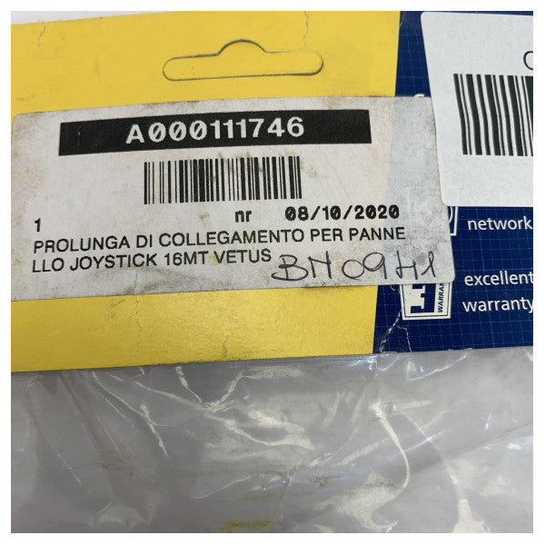 Vetus BP2916 Extension Cable for Joystick Bowthruster Panel 16M 