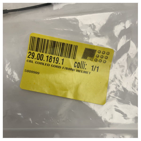 Gekrulde kabelverbinding kit voor BMW-helm 