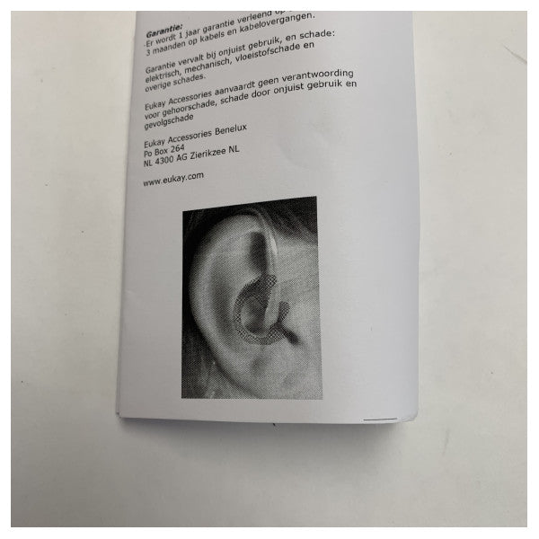 Eukay Marine Headset EU-XSE2W-K1 - holdbare vandtætte kommunikationshovedtelefoner til professionel maritim brug