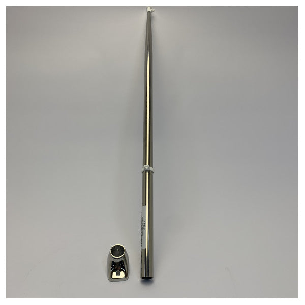 Pôle de drapeau en acier inoxydable Osculati 25 mm x 80 cm amovible - 35.390.10 