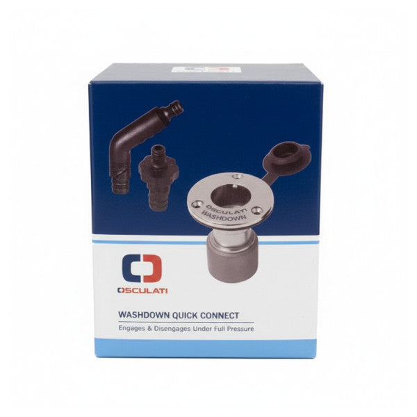 Osculati Flush-Mount Deck Wash Schlauchanschluss-Kit - 16.442.22 