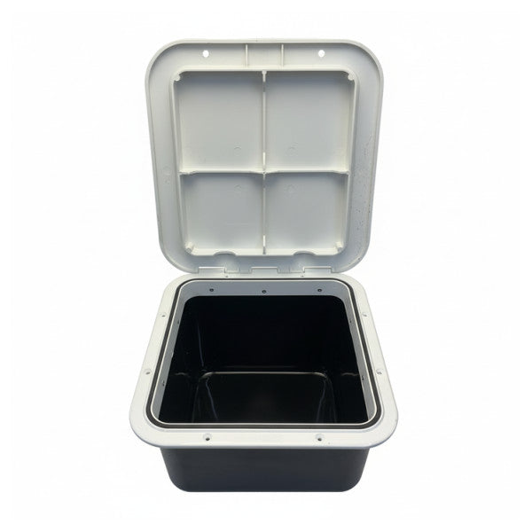 Osculati Inspektionsluke mit Aufbewahrungsbox 285 x 285 mm Weiß - 20.316.00.1 