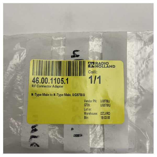RF-Steckverbinder N-Typ Stecker-zu-Stecker-Adapter für Marine-Verbindungen 