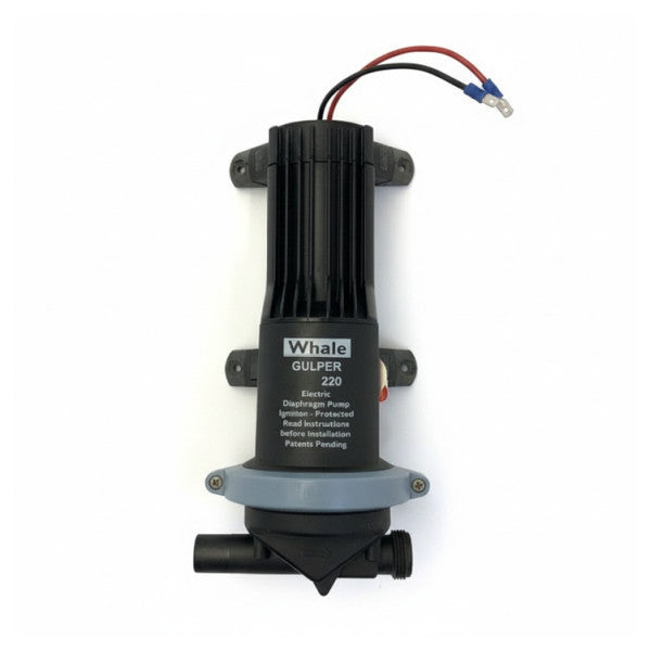 Valhaj Gulper 220 Svart Vatten 12V - Duschtoalett och Sumppump - BP1552 