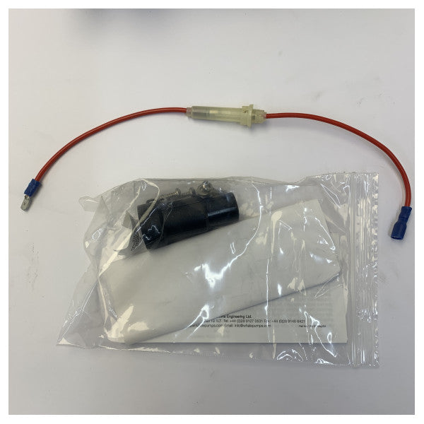 Valhaj Gulper 220 Svart Vatten 12V - Duschtoalett och Sumppump - BP1552 