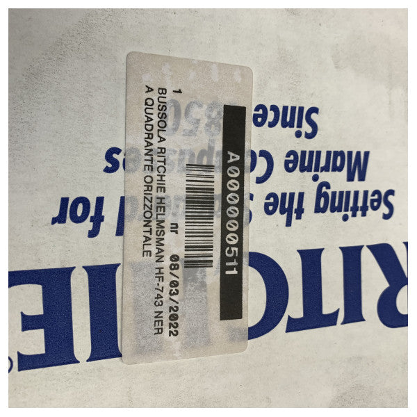 Ричи Хелмсман HF-743 Магнитен течен компас - Черен хоризонтален 