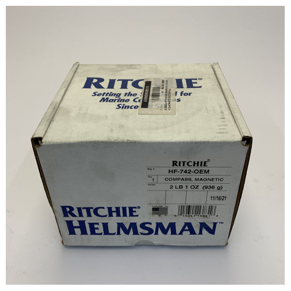 Ричи Хелмсман HF-743 Магнитен течен компас - Черен хоризонтален 