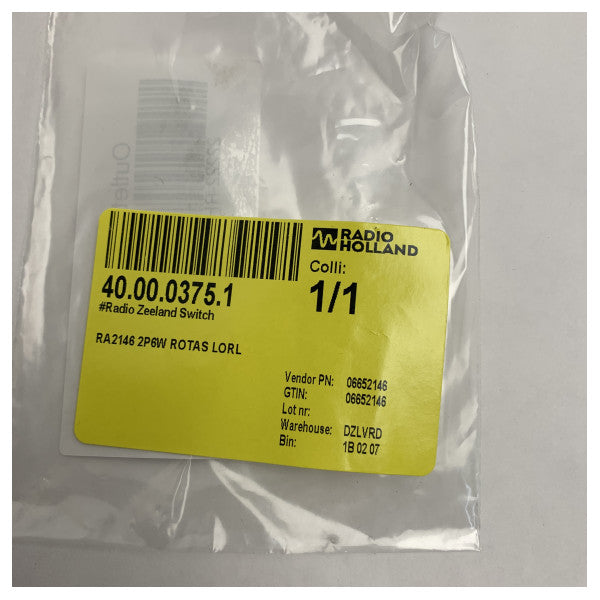 ラジオゼーランド RA2146 2P6W ロータス LORL スイッチ 