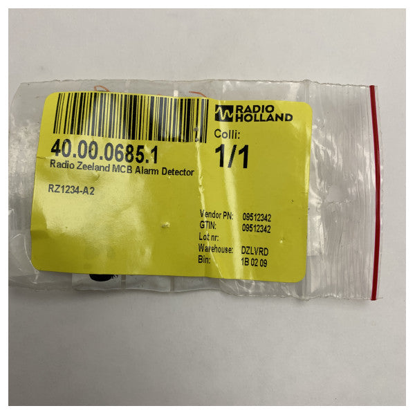 Radio Zeeland RZ1234-A2 MCB Alarm Detector Panel 