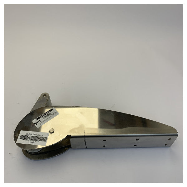 Оскуляті нержавіючий сталевий нахильний якорний ролик 20кг - носовий ролик з нержавіючої сталі - 01.331.03 