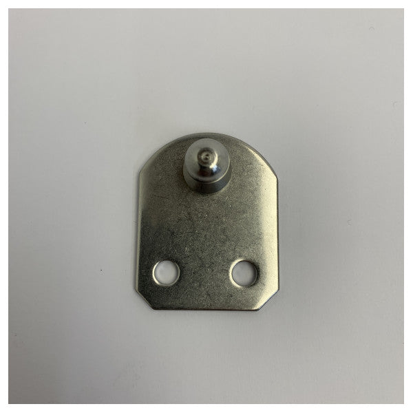 Flat Mounting Plate with 10mm Ball - Stainless Steel - 38.013.21 