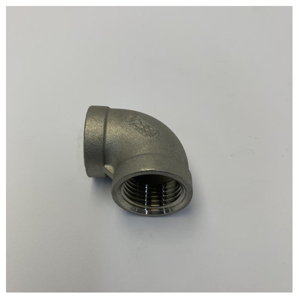 Acoplamento em L de Aço Inoxidável 316 Osculati 90 - 1/2 polegada 17.326.02 