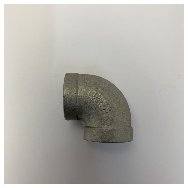 Acoplamento em L de Aço Inoxidável 316 Osculati 90 - 1/2 polegada 17.326.02 