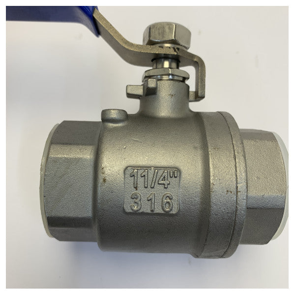 Osculati топка клапан 1 1/4 инча F-F неръждаема стомана 17.721.05 
