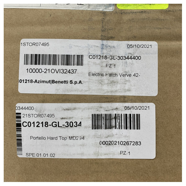 Lewmar električni krovni otvor crni s aktuatorom - 30344400 