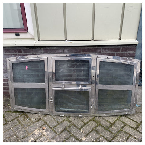 Отварящ се илюминатор от неръждаема стомана Trend Marine - 1490 x 760 mm