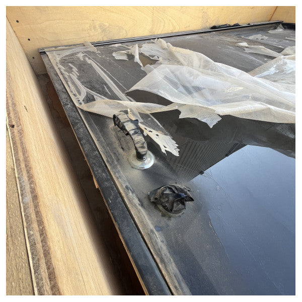 Trend Marine rustfritt stål Two Wind Patio med dobbelt hengslet 2265 x 1960 mm