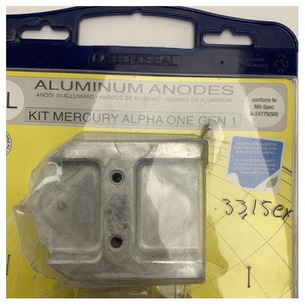 Technoseal ALPHA-ONE-GEN1 aluminijski anodni komplet 