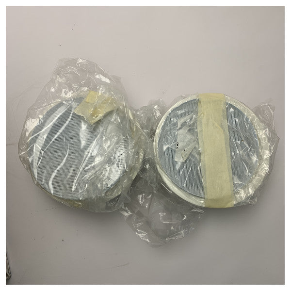 Морски външни водоустойчиви високоговорители комплект 20 см бял издръжлив висококачествен звук за лодки