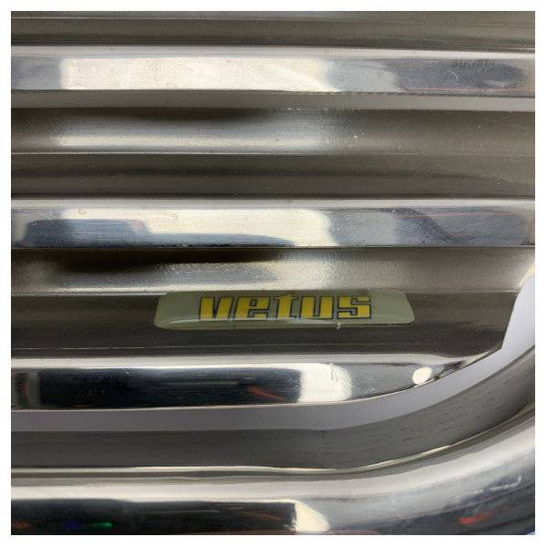 Vetus Louvred Edelstahl 470 x 126 mm 50HP Motor Luftansaugventil 