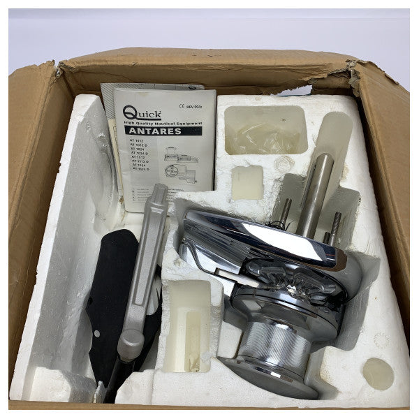 Nopea Antares 1524D 1500W 24V ruostumattomasta teräksestä valmistettu vinssi kannen yksikkö 10 mm - AT1524D