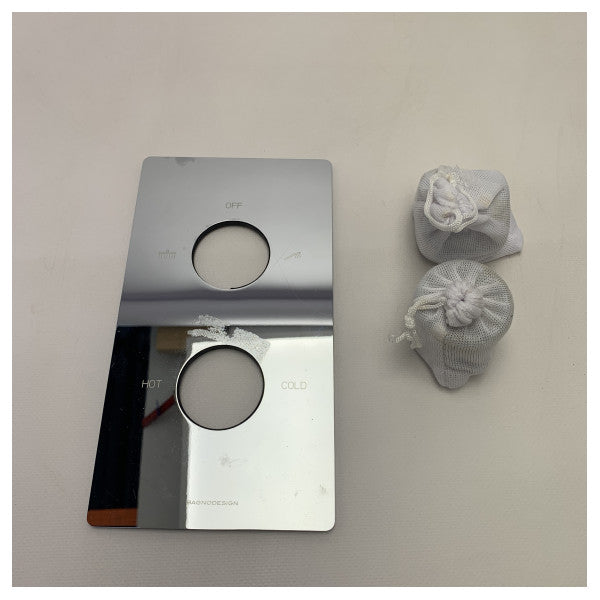 BagNodesign Part Universal Trim Part para ducha Termostática BDM-UNI-T302SR-A-CP