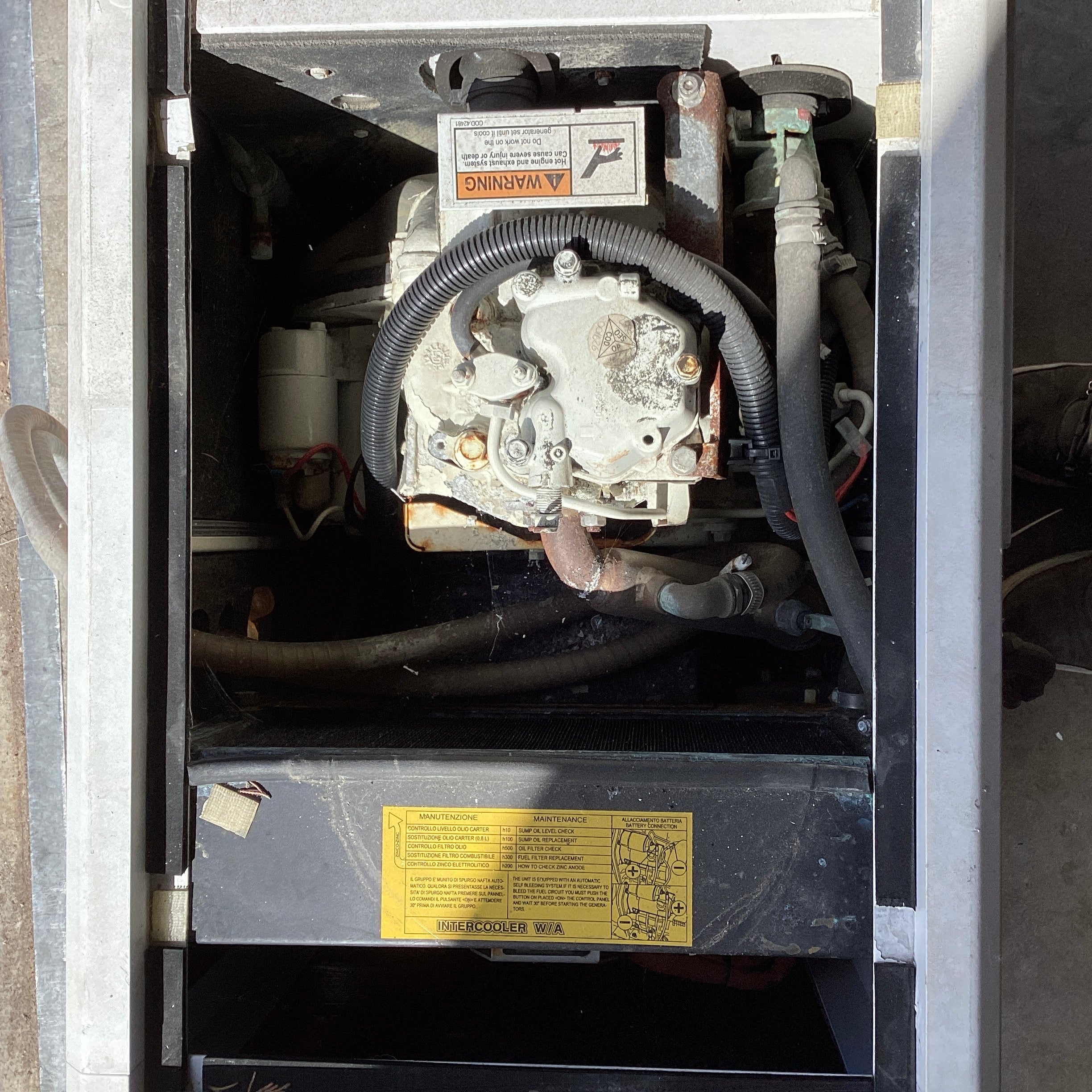 Морски дизелов генератор Mase IS 6.0 5.7 kW 60Hz (САЩ)