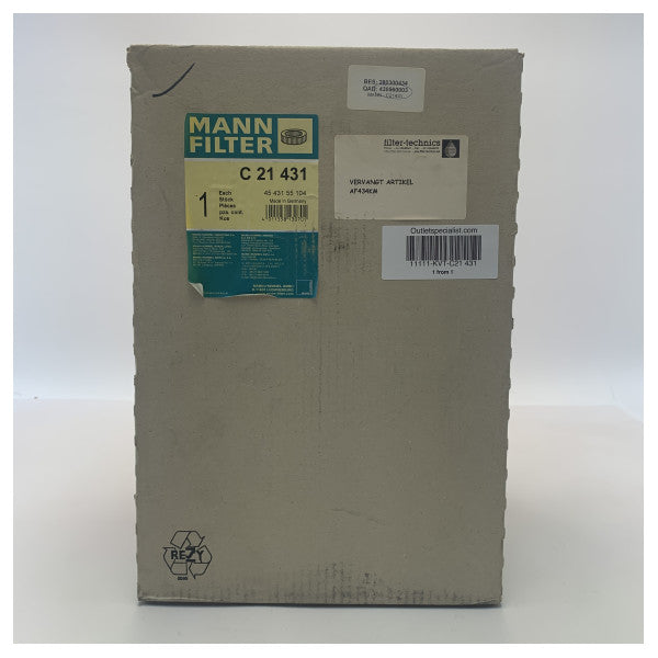 Mann C21 431 Element tal-Filtru tal-Ajru tal-Magna Diesel