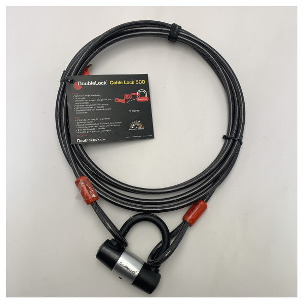 Doppelverriegelungskabelschloss 500 500 cm Hochwertiges Bootsschloss