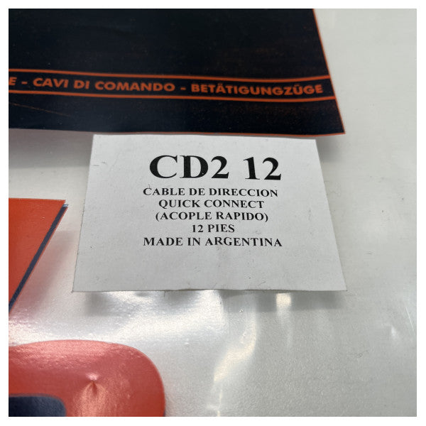 Cavo di guida motore Excel Cab 12 ft - CD2 12