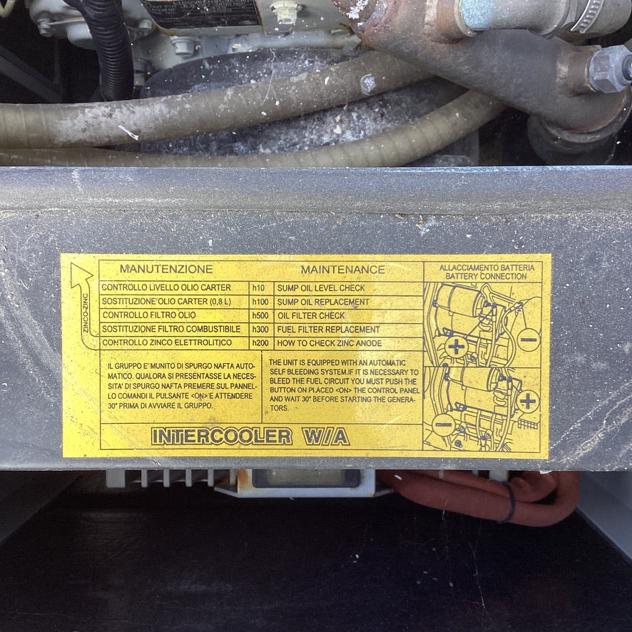 Морски дизелов генератор Mase IS 6.0 5.7 kW 60Hz (САЩ)