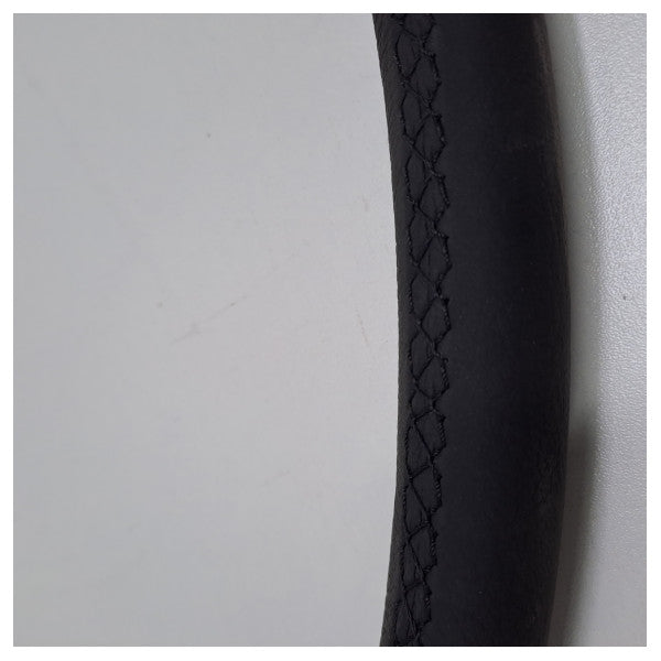 Ruostumattomasta teräksestä valmistettu nahalla päällystetty kahva musta - 55405264R