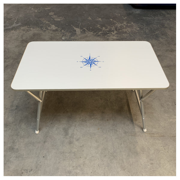 Tem Table de embarcación plegable White 110 x 60 x 60 - D17 60 110