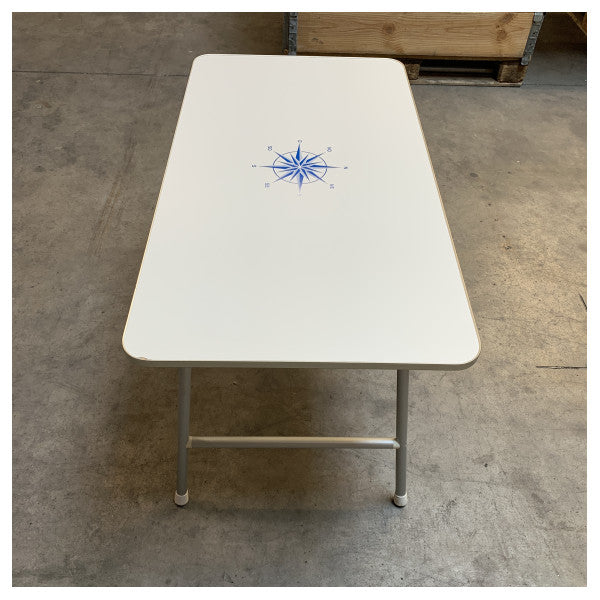 Tem Table de embarcación plegable White 110 x 60 x 60 - D17 60 110