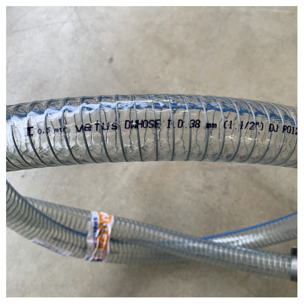 Vetus Flexible Durable 38mm Marine Water Hose 260cm - DWHOSE38B