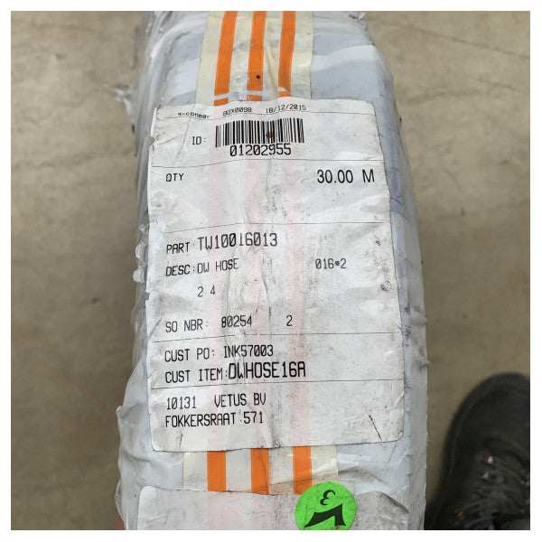 Vetus DWHOSE16A 16 mm drinking water hose length 30m