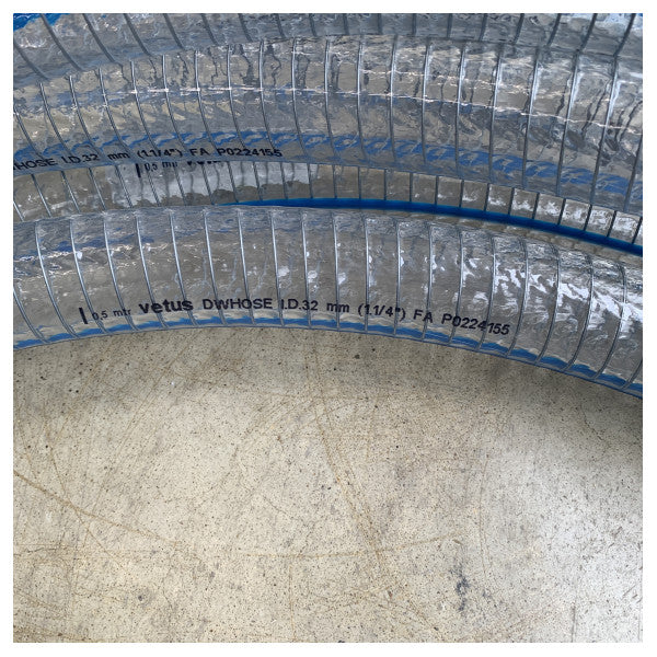 خرطوم مياه الشرب Vetus DWHOSE32B بطول 32 مم - 14 متر