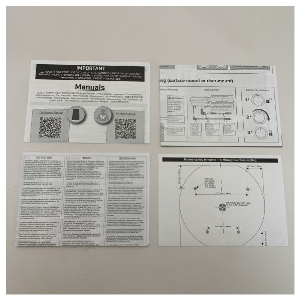 Raymarine AR250 Docksense-sensorsats för stabiliseringsantenn - E70615
