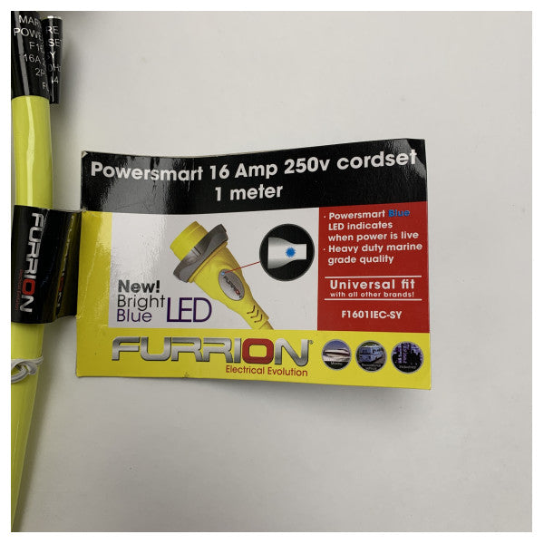 Furrion F1601IEC-SY 16A 230V καλώδιο τροφοδοσίας ξηράς 1M