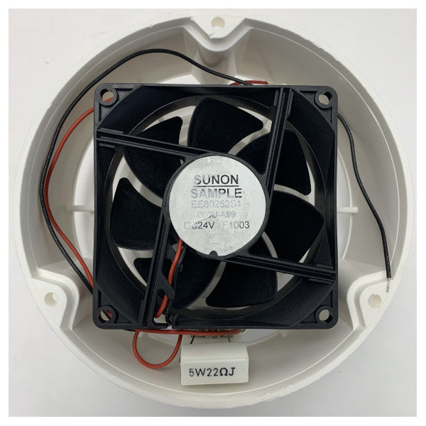 Vetus FAN24 24V DC Deniz 2-Hızlı Beyaz Ventilatör 