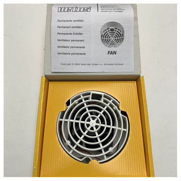 Vetus FAN24 24V DC Deniz 2-Hızlı Beyaz Ventilatör 