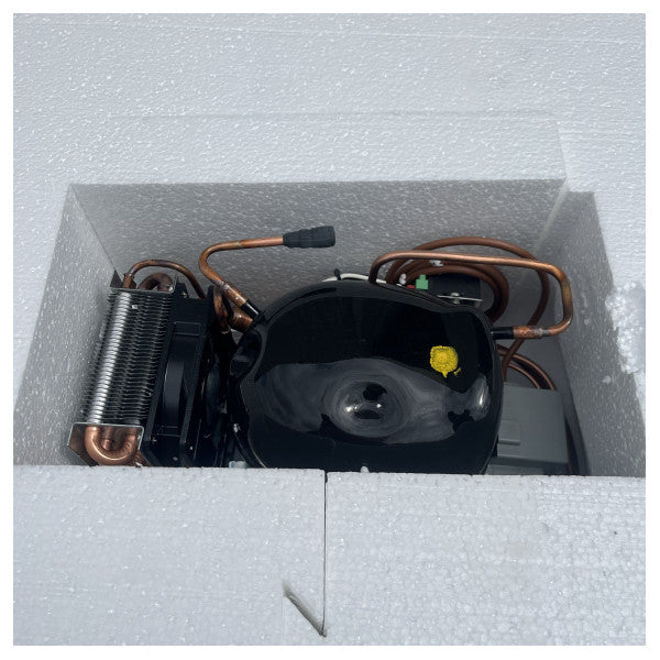 Frigonautica FC4 2-szufladowa lodówka podblatowa ze stali nierdzewnej 130L 12/24V